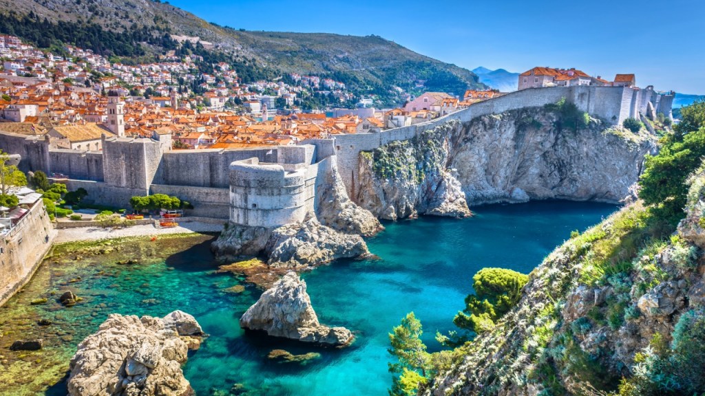Vue de Dubrovnik en Croatie